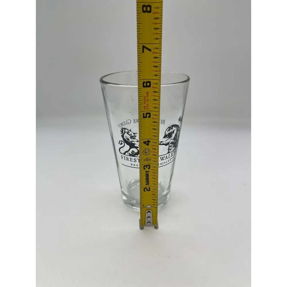 Firestone Walker Brewing Company Beer before Glory Pint Beer Glass
